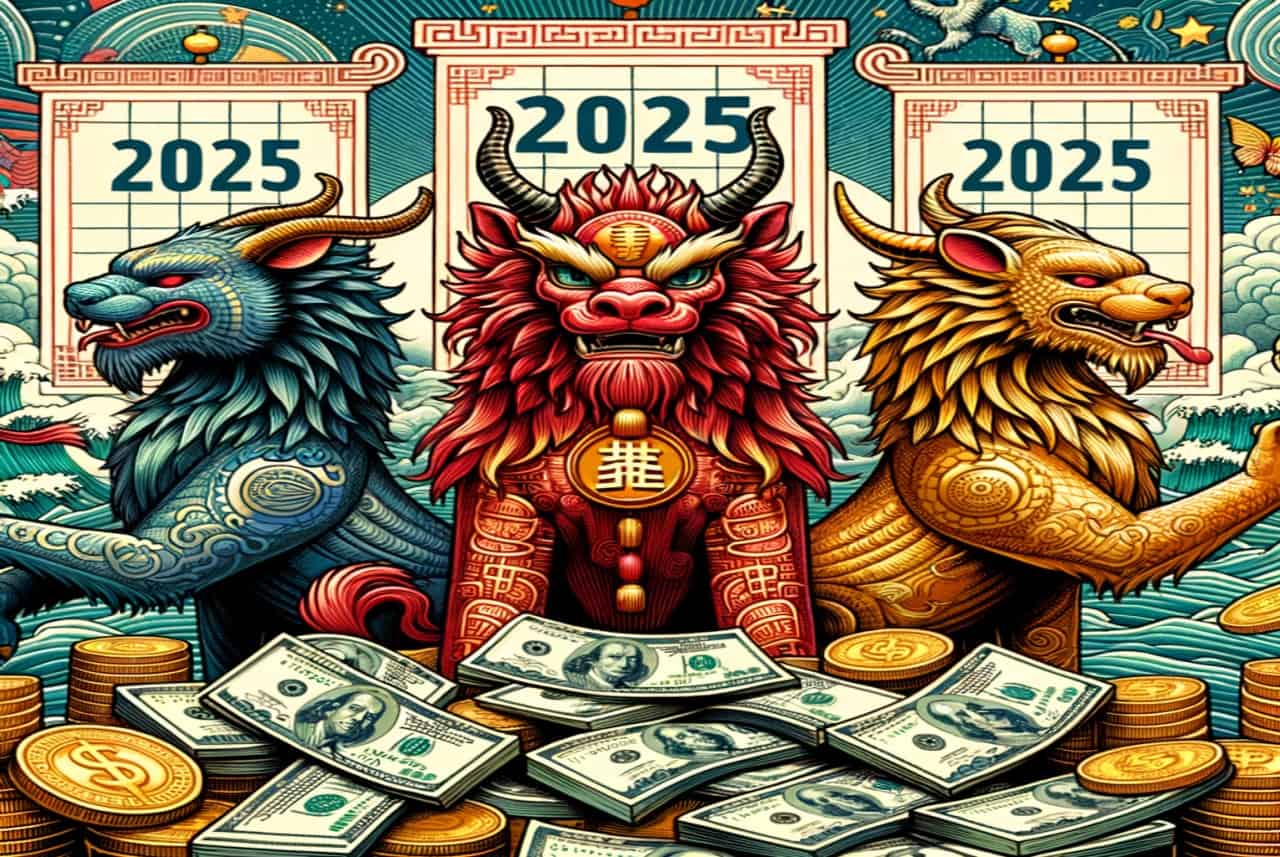 Oroscopo cinese: 3 segni iniziano il 2025 senza problemi economici