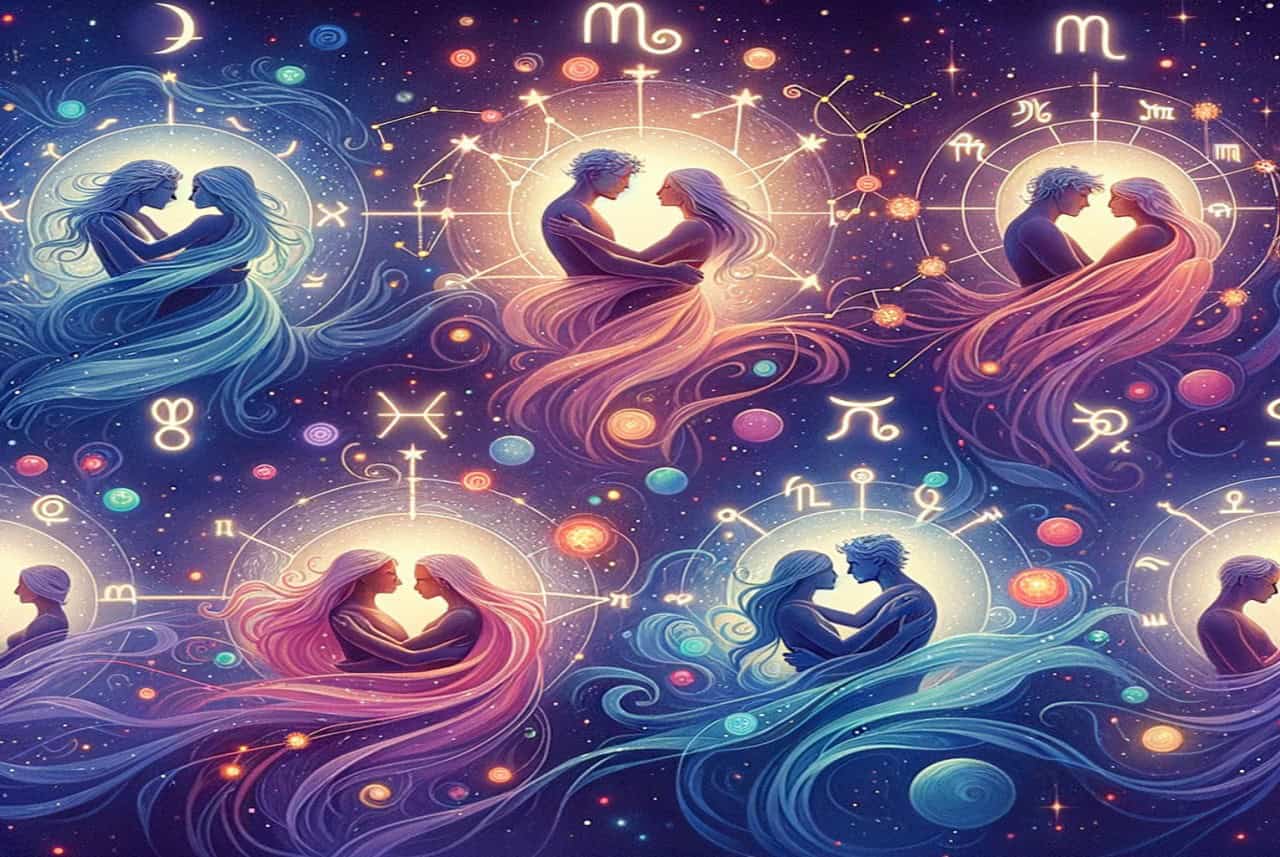 6 COPPIE DELLO ZODIACO CHE SONO OSSERVATE D’AMORE L’UNA PER L’ALTRA
