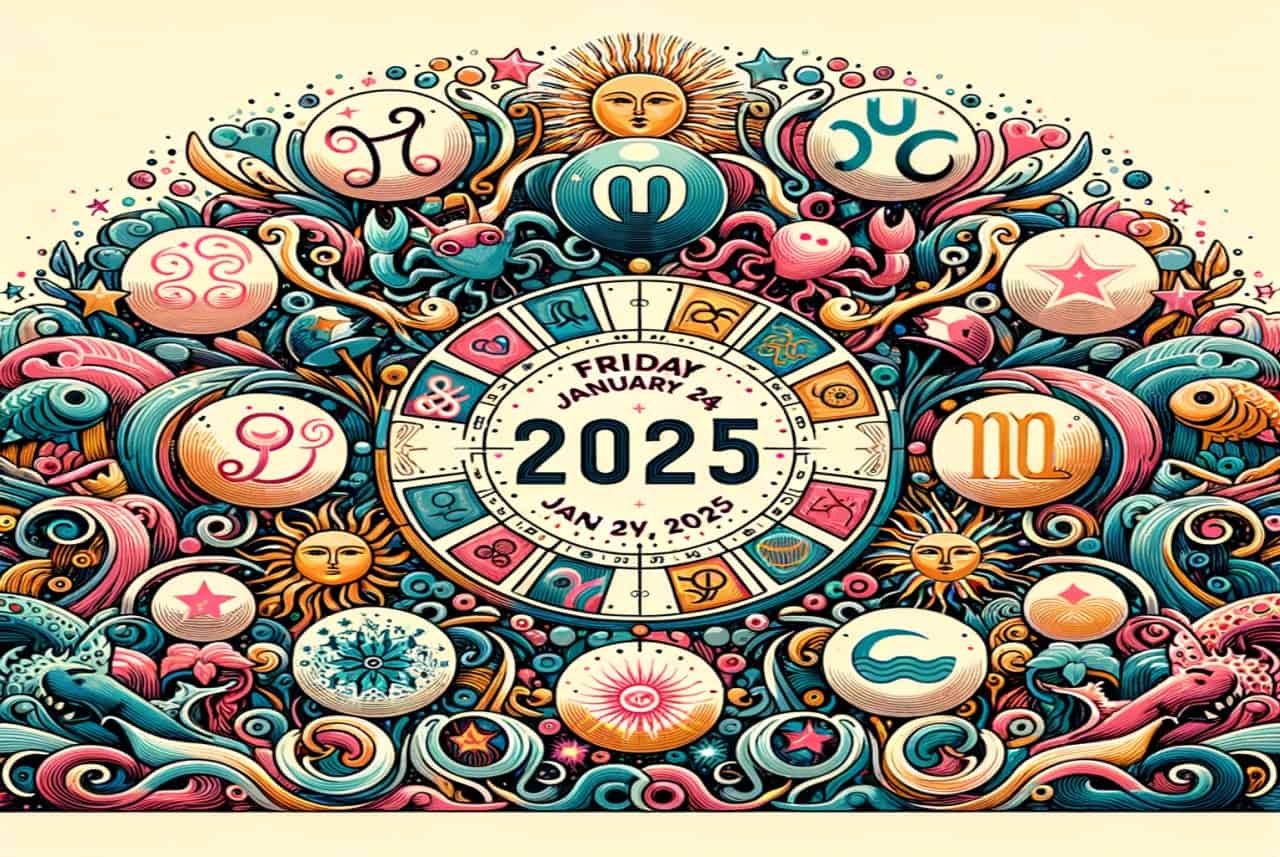 Oroscopo di Venerdì 24 Gennaio 2025 per tutti i segni zodiacali