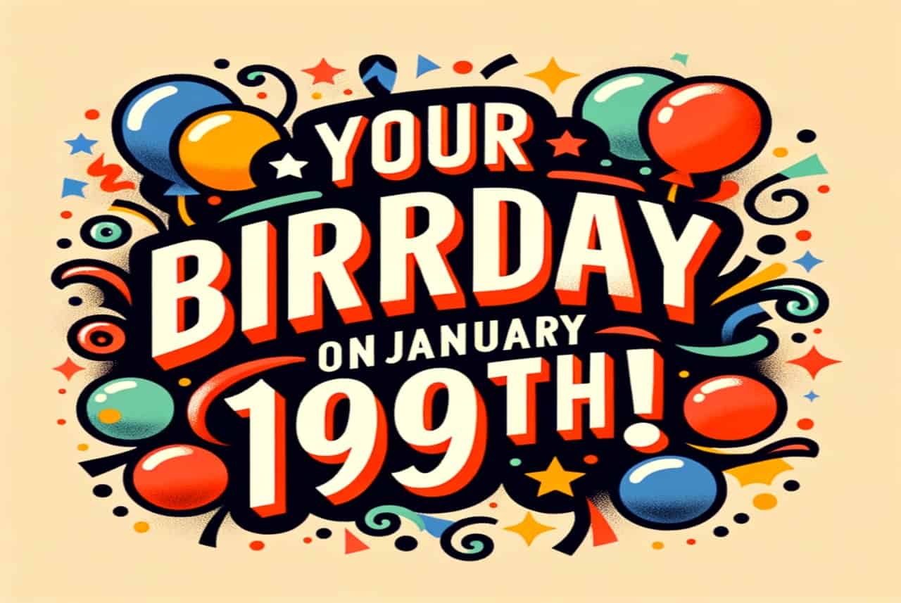 Sei nato il 19 gennaio!