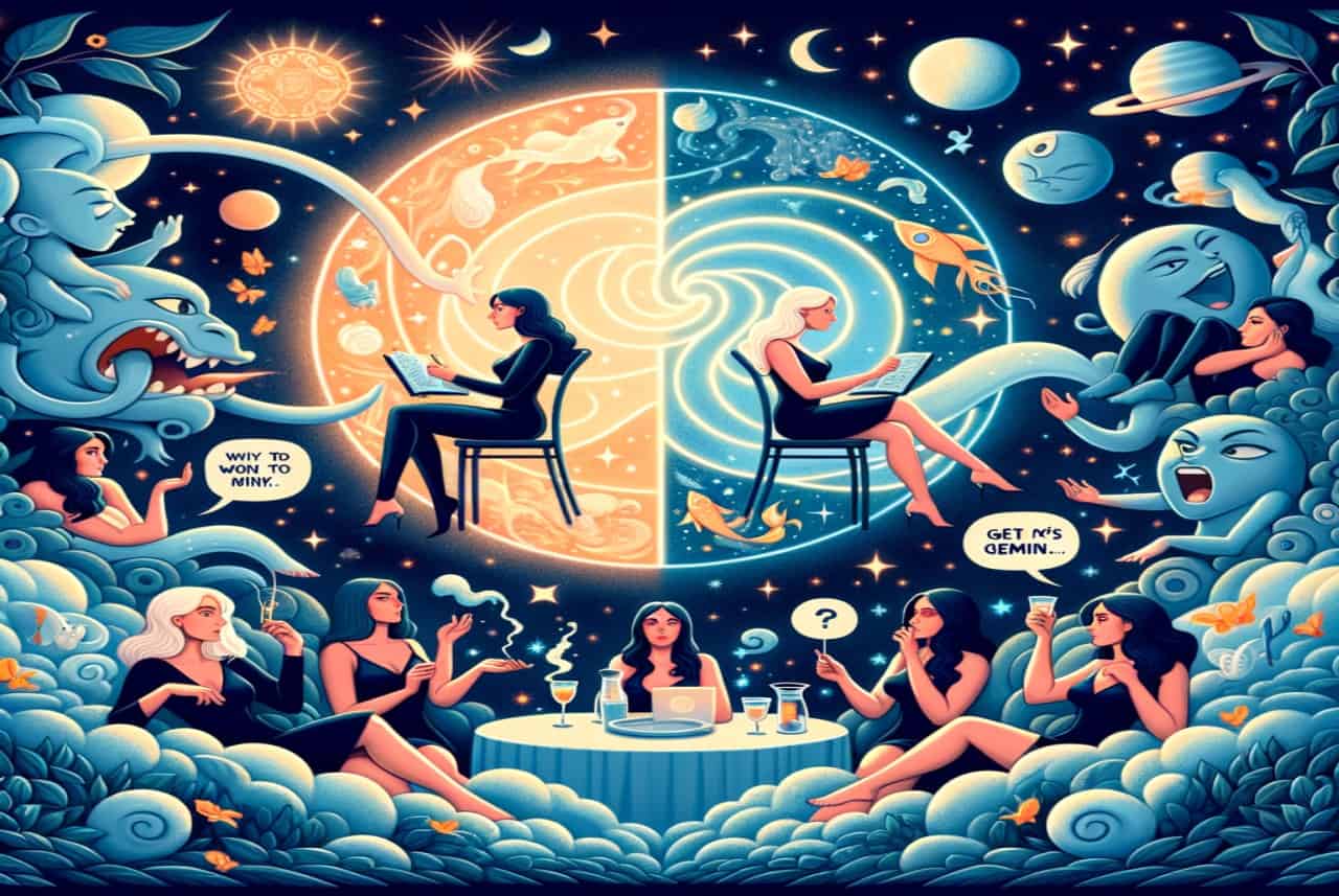 lei è già in un’altra conversazione, in un altro gruppo, in un altro universo.)