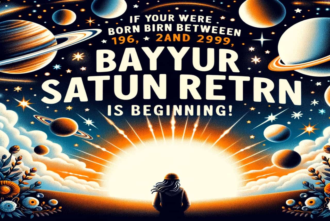 Se sei nato tra il 1996 e il 1999, preparati: inizia il tuo ritorno di Saturno!