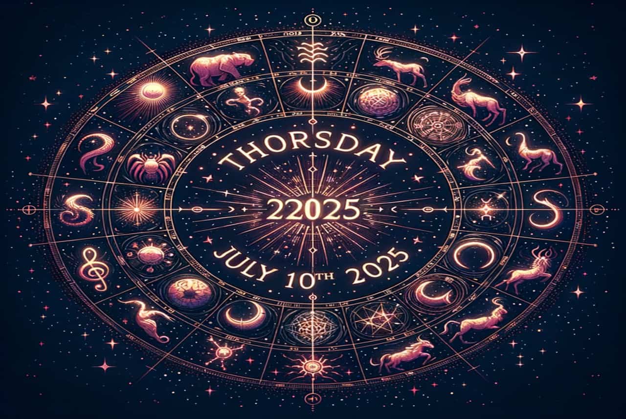 Oroscopo di giovedì 10 luglio 2025 per tutti i segni zodiacali